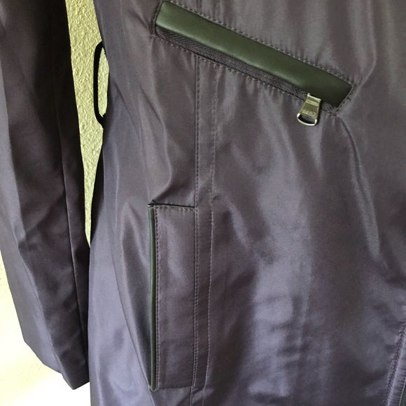 NWT Marc New York Jacket Rain coat Trench PLUM - Picture 3 of 6